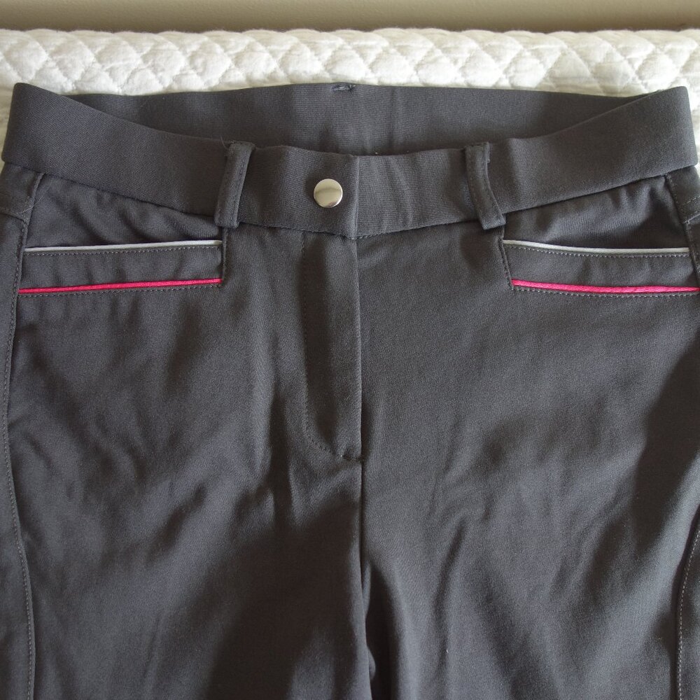 EUC HR FARM Horse Equestrian Riding Pants Breeches / Charcoal – Wmns Sz 28